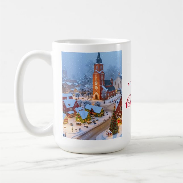 Taza De Café Navidades Village Classic Mug (Izquierda)