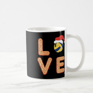 Taza De Café Navidades Voleibol Aman a Santa Claus Xmas Team Sp