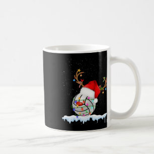 Taza De Café Navidades Voleibol Ball Santa Hat Xmas Niños Hombr