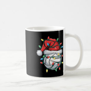 Taza De Café Navidades Voleibol Navidad Santa Gorra Deportiva B