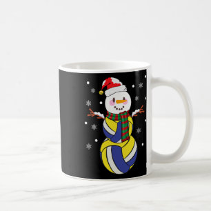 Taza De Café Navidades Voleibol Snowmans niños en Navidad