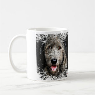 Taza De Café Navidades Wolfhound de Irlanda Mug