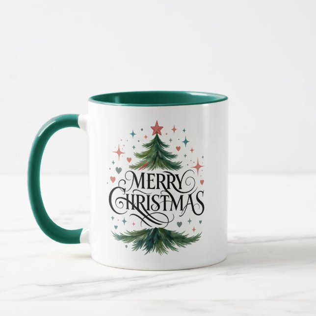 Taza de café Navideña Feliz Navidad (Izquierda)