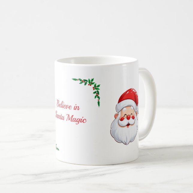 Taza de café navideña festiva (Anverso derecho)