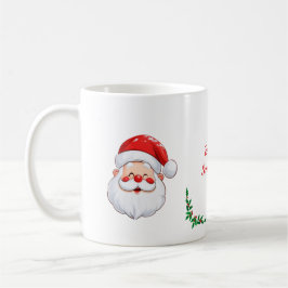 Taza de café navideña festiva