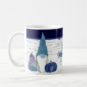 Taza De Café Navy Dusty Calabaza Azul Gnomes Aspen Casa Rustica