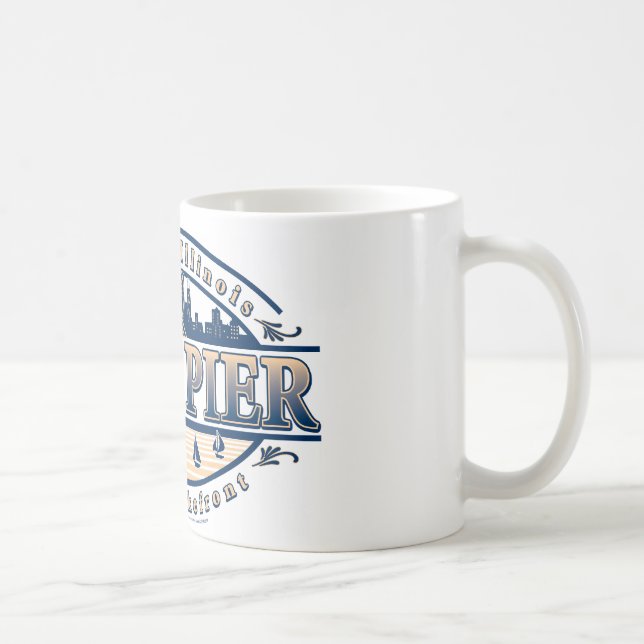 Taza De Café Navy Pier Chicago (Derecha)