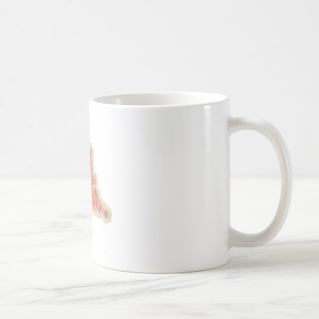 Taza De Café Nazca Lines Hummingbird Con Efecto De Papel Arruga (Derecha)