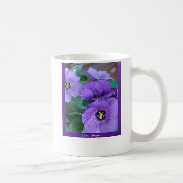 Taza De Café Neblina púrpura - "descensos de rocío " (Derecha)