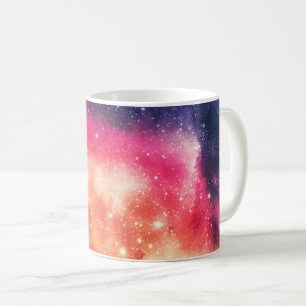 Taza De Café Nebulosa Cósmica Radiante