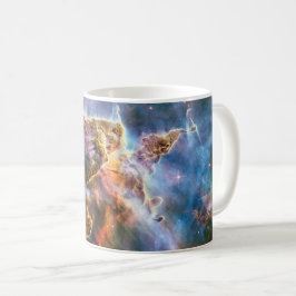 Taza De Café Nebulosa de galaxia espacial. Estrellas universale