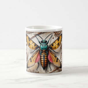 Taza De Café Necalphus Insect View 060924IREF233 - Watercolor