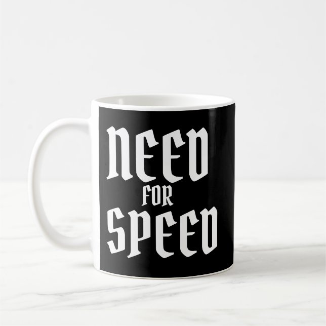 Taza De Café Necesidad de la velocidad (Izquierda)