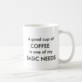 TAZA DE CAFÉ NECESIDADES DE BASIC