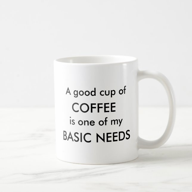 TAZA DE CAFÉ NECESIDADES DE BASIC (Derecha)