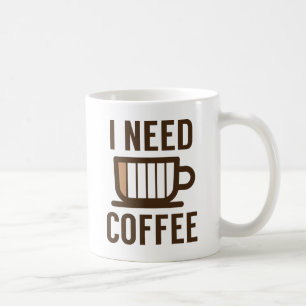 Taza De Café Necesito Café