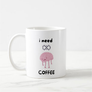 Taza De Café Necesito Café - Taza Divertida para Amantes del Ca