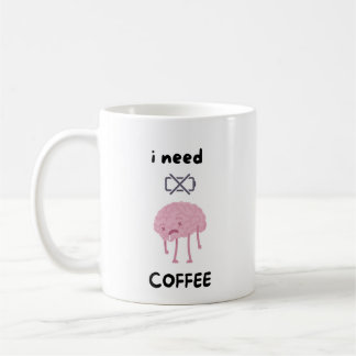Taza De Café Necesito Café - Taza Divertida para Amantes del Ca