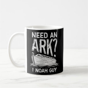 Taza De Café Necesito Un Arca I Noah Guy Christian Pun Humor