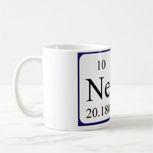 Taza De Café Ned periódica nombre de tabla mug