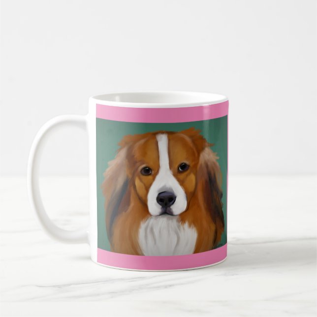 Taza De Café Nederlandse Kooikerhondjes (Izquierda)