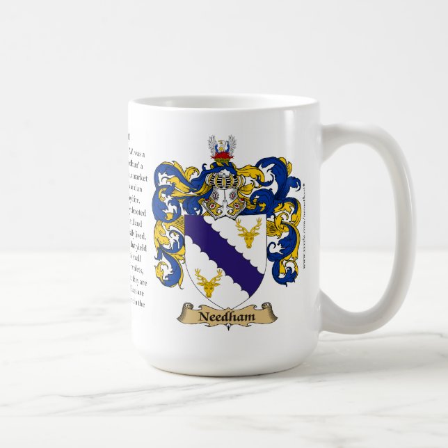 Taza De Café Needham, el origen, el significado y el escudo (Derecha)