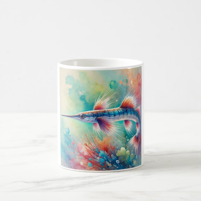 Taza De Café Needlefish Agujn Sable 070824AREF105 - Watercolor (Centro)
