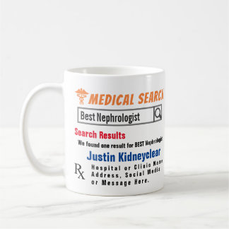 Taza De Café Nefrología de búsqueda divertida Mug