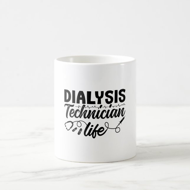 Taza De Café Nefrología Diálisis Enfermería Diálisis Vida del T (Centro)
