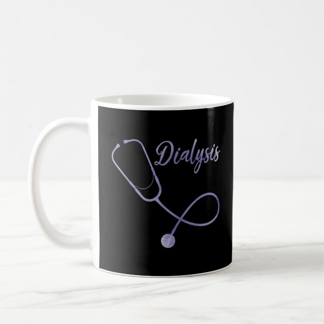 Taza De Café Nefrología renal Enfermero de diálisis (Izquierda)