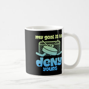 Taza De Café Negación del portero de hockey humor divertido de