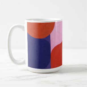 Taza De Café "Negociación de colores" Arte abstracto colorido