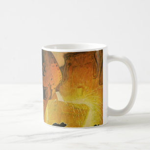Taza De Café Negocio Antiguo, Industria de Fabricación de Acero