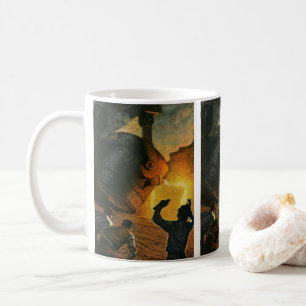 Taza De Café Negocio Antiguo, Industria de Fabricación de Acero