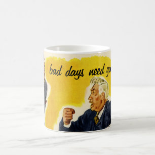 Taza De Café Negocio Antiguo, Jefe Ejecutivo Loco Empleado Jefe