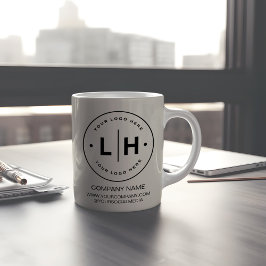 Taza De Café Negocio con logotipos personalizados modernos