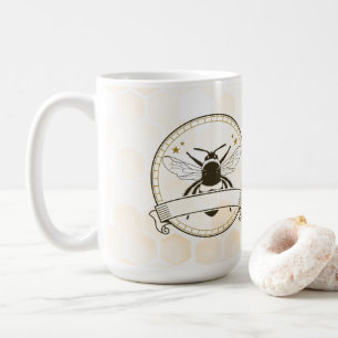 Taza De Café Negocio de Miel Apicultor Antiguo