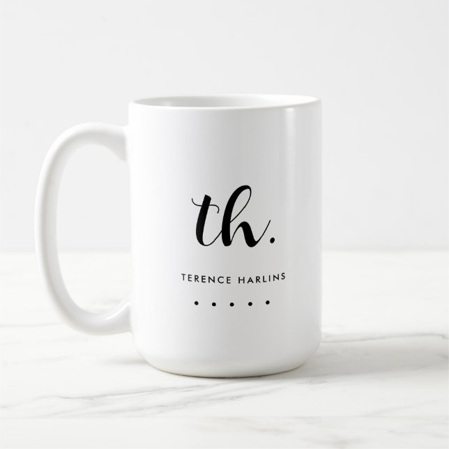 Taza De Café Negocio personalizado (Izquierda)