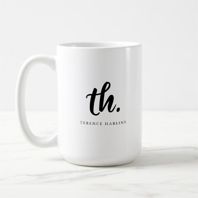 Taza De Café Negocio personalizado (Izquierda)