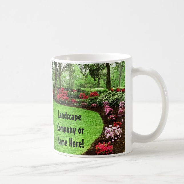 Taza De Café Negocio rico del cuidado del césped del paisaje (Derecha)