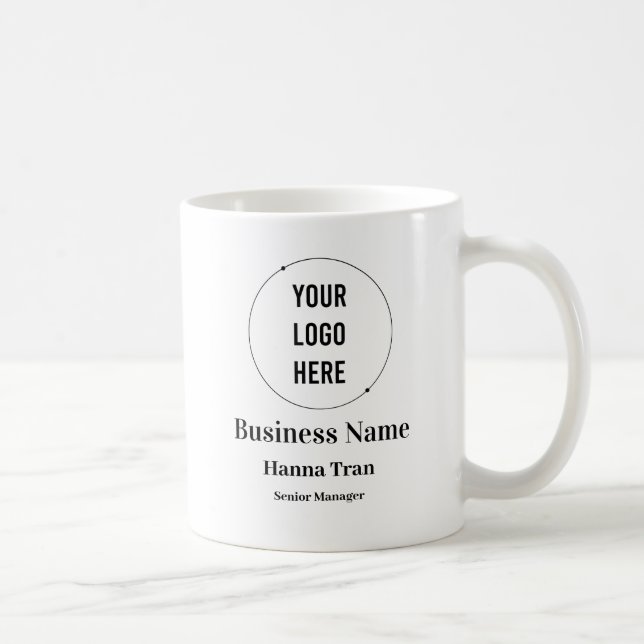 Taza De Café Negocios personalizados (Derecha)