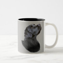 Taza de café negra del laboratorio