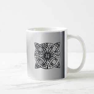 Taza De Café Negro Celta original de Knot Silver