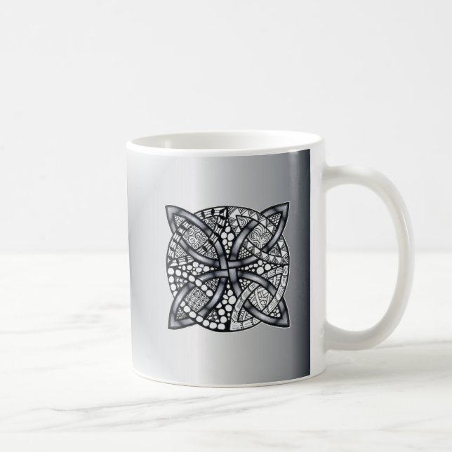 Taza De Café Negro Celta original de Knot Silver (Derecha)