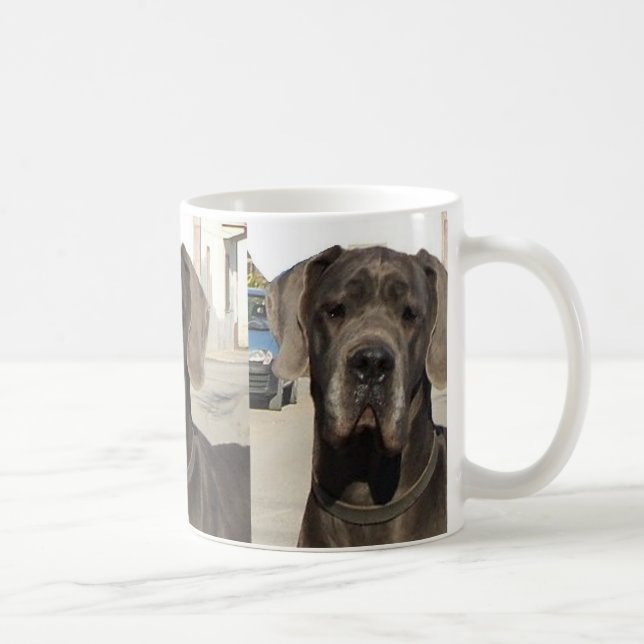Taza De Café negro de great dane (Derecha)