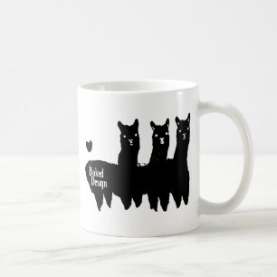 TAZA DE CAFÉ NEGRO DE LA ALPACA