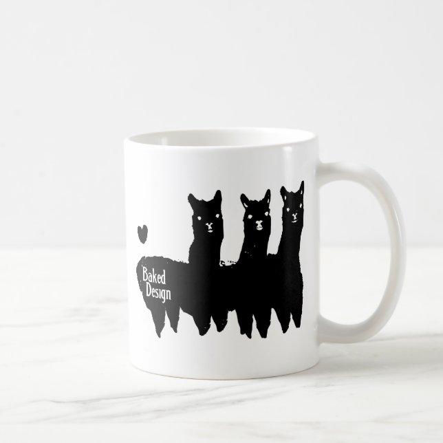 TAZA DE CAFÉ NEGRO DE LA ALPACA (Derecha)