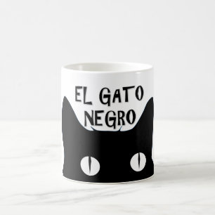 Taza De Café Negro del EL Gato - el gato negro