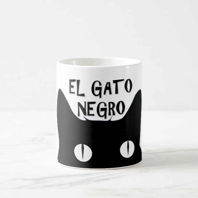 Taza De Café Negro del EL Gato - el gato negro (Centro)