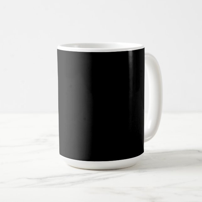 Taza De Café Negro-negro, simplemente elegante fango (Anverso derecho)